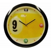 Часы интерьерные Weekend Billiard Девятка, черные, купить за 914 руб.