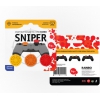 Аксессуар для игровой приставки Накладки на стики SONY DUALSHOCK 4 Sniper Colors  (PS4), купить за 683 руб.