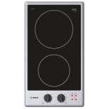 Варочная поверхность Bosch PKE345CA1, черно-серебристая