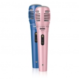 микрофон мультимедийный BBK CM215 (2 шт) розовый/синий