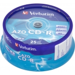 Оптический диск Verbatim CD-R 700МБ Cake Box (25 шт)