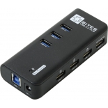 USB-концентратор 5bites HB33-304PBK, черный