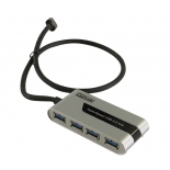 USB-концентратор STLab U-760, серебристо-черный