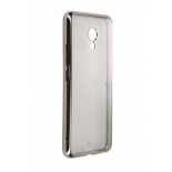 чехол для смартфона SkinBOX silicone chrome border 4People для Meizu M5C, серебристый