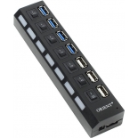 USB-концентратор Orient BC-315, черный