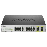 коммутатор (switch) D-Link DES-1018MP/A1A (неуправляемый)