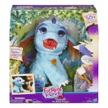 игрушка мягкая Hasbro Furreal Friends Милый дракоша, светло-синий