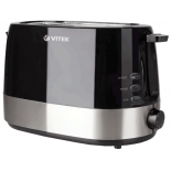 тостер VITEK VT-1584 BK черно-серебристый