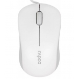мышка Rapoo N1130 (USB, 1000 dpi), белая