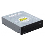 оптический привод LG GH24NSD0 (SATA, CD-RW / DVD±RW DL / DVD-RAM / DVD M-DISC), чёрный