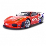 радиоуправляемая модель MJX Ferrari F430 GT #56, красная