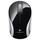 мышь Logitech Wireless Mini Mouse M187, Черно-белая