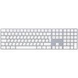 клавиатура Apple Magic Keyboard with Numeric Keypad- Russian(MQ052RS-A) белая