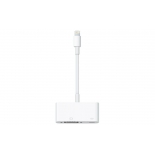 кабель / переходник для телефона Apple MD825ZM/A (Lightning — Lightning+VGA, M/FF), белый