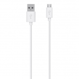 кабель / переходник для телефона Кабель microUSB Belkin белый 2м