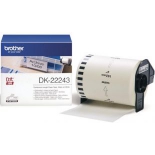 лента для печати наклеек Brother DK22243 (102-мм), белая