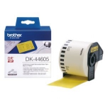 лента для печати наклеек Brother DK44605 (62 мм x 30,48 м), желтый