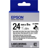 лента для печати наклеек Epson LK-6WBC (C53S656901), белая