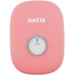 ретранслятор (репитер) Netis E1+, розовый
