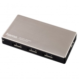 USB-концентратор Hama UltraActive, серебристый