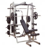 комплекс тренажерный Body-Solid GS348QP4 на базе Машины Смита GS348Q