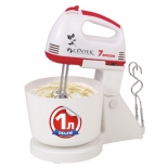миксер кухонный Centek CT-1113, белый/красный