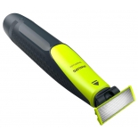 машинка для стрижки Триммер Philips QP2510, черный/салатовый