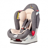 автокресло детское Liko Baby LB 510, серое/лен