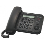 проводной телефон Panasonic KX-TS2356RUB, Чёрный