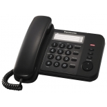 проводной телефон Panasonic KX-TS2352RUB, Чёрный