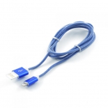 кабель / переходник Gembird USB 2.0 Cablexpert (CCB-ApUSBb1m) 1м синий металлик