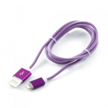 кабель / переходник Gembird USB 2.0 Cablexpert (CCB-ApUSBp1m) 1 м фиолетовый металлик