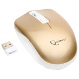 мышка Gembird MUSW-400-G USB бело-золотистая