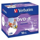 Оптический диск Verbatim DVD-R Printable 43508 (10 шт)