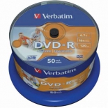 оптический диск Verbatim DVD-R Printable 43533 (50 шт)