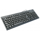клавиатура Gembird KB-8300-BL-R PS/2, чёрная