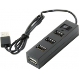 USB-концентратор Orient TA-400, черный