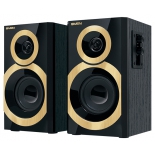 компьютерная акустика Sven SPS-619, 2x10Вт, чёрный/золотой