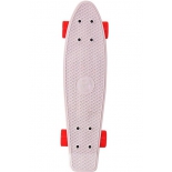 скейтборд Y-Scoo Fishskateboard 22 (401-G) серо-красный