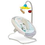 шезлонг детский Caretero Blossom Grey, серый