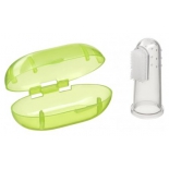зубная щетка Happy Baby Finger Silicone, лайм