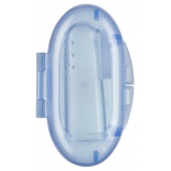 зубная щетка Happy Baby Finger Silicone, голубая