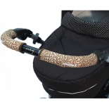аксессуар к коляске CityGrips на ручки для универсальной коляски 511 Brown Leopard