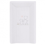 пеленальный матрас Ceba Baby 50x70 см, 3 бортика, Papa Bear, серый