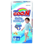 подгузник Goon 12-20 кг (38 шт) BIG для мальчиков (трусики)