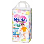 подгузник Merries 12-22 кг ( 38шт ), трусики