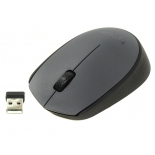 мышь Logitech M170, беспроводная, USB, серая