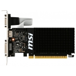 видеокарта GeForce MSI GeForce GT 710 954Mhz PCI-E 2.0 1024Mb 1600Mhz 64 bit DVI HDMI HDCP (GT7101GD3HLP)