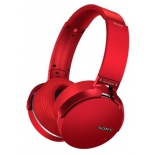 гарнитура проводная для телефона Sony MDRXB950B1/R, красная