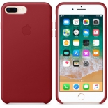 чехол iphone Apple для iPhone 8 Plus/7 Plus Leather Case MQHN2ZM/A, красный